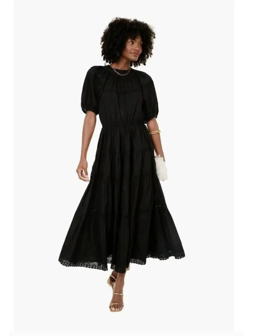 The Great. Dresses | The Great. Black Lace Tiered The Prairie Bird Dress Size S | Color: Black | Size: S | Re_Closet7's Closet The Great. Dresses | The Great. Black Lace Tiered The Prairie Bird Dress Size S | Color: Black | Size: S | Re_Closet7's Closet